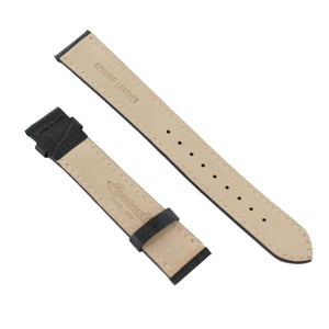 Ingersoll Ersatzband für Uhren Leder schwarz Kroko 20 mm XL