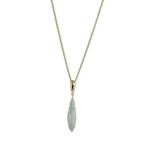 Esprit Collection Damen Kette Collier Silber Gold Zirkonia ESNL93370B420