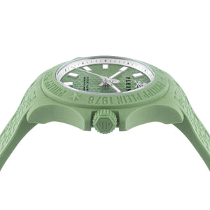 Philipp Plein Unisex Uhr Analog Quarz PLEIN POWER Grün PWKAA0221 Silikon