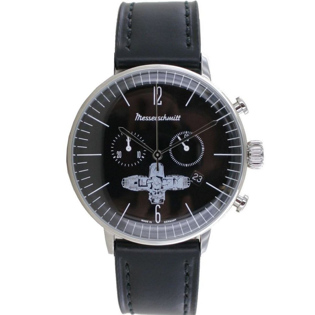 Aristo Herren Messerschmitt Uhr Boxer-Uhr ME-Boxer10 Leder