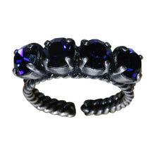 Laden Sie das Bild in den Galerie-Viewer, Konplott Ring Colour Snake blau Dunkel-indigo SS 29