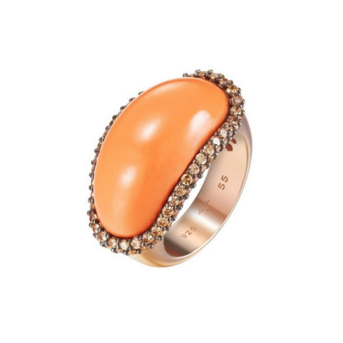 Joop Damen Ring Silber Rosé Zirkonia CORAL JPRG90706C
