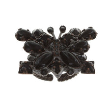 Laden Sie das Bild in den Galerie-Viewer, Konplott Ring Fly Butterfly Kollektion black silber