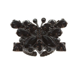 Konplott Ring Fly Butterfly Kollektion black silber