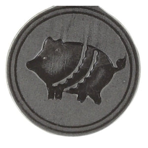 Konplott Anhänger Charm Zodiac Pig/Schweine brass/silver