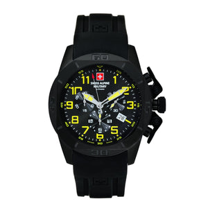 Swiss Alpine Military Herren Uhr Chrono 7063.9874SAM Silikon