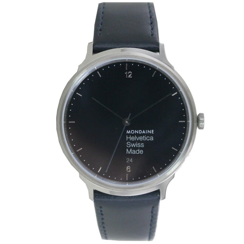 Mondaine Damen Uhr Helvetica No1 Armbanduhr MH1.L2240.LD Leder