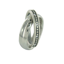 Laden Sie das Bild in den Galerie-Viewer, Fossil Damen Edelstahl Ring JF84715040