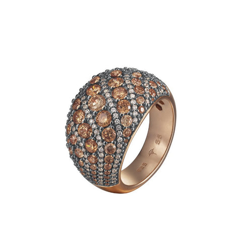 Joop Damen Ring Silber Rosé Zirkonia EXTREME PAVÈE JPRG90763C