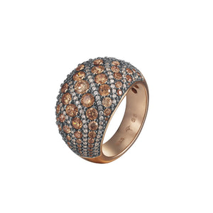 Joop Damen Ring Silber Rosé Zirkonia EXTREME PAVÈE JPRG90763C