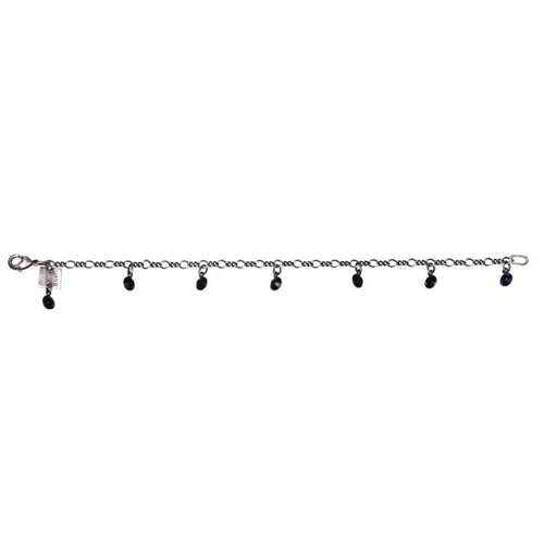 Konplott Armband Armkette Tutui Collection dunkel blau indigo silber