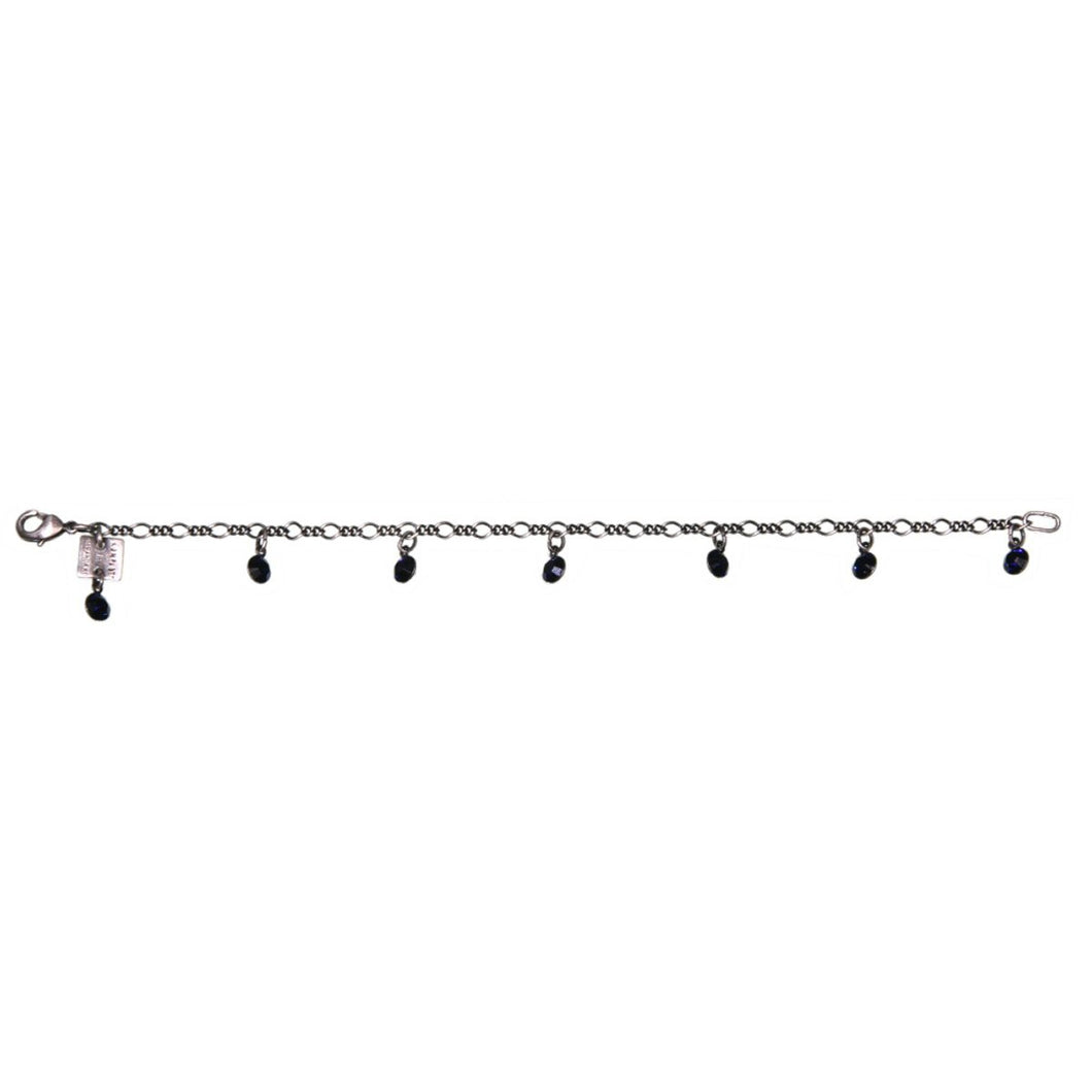 Konplott Armband Armkette Tutui Collection dunkel blau indigo silber
