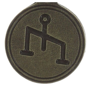 Konplott Anhänger Charm Zodiac Liibra/Waage XS brass/silver