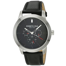 Laden Sie das Bild in den Galerie-Viewer, Kenneth Cole New York Herren-Armbanduhr Analog Quarz Leder KC15102001