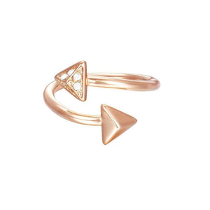Esprit Damen Ring Messing JW50214 Rosé Zirkonia ESRG02865C1