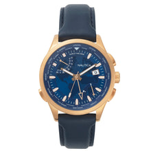 Laden Sie das Bild in den Galerie-Viewer, Nautica Herren Uhr Armbanduhr NAPSHG002 Leder