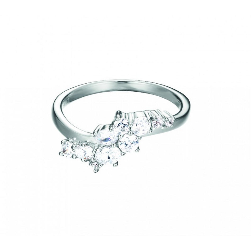 Esprit Damen Ring Silber Floating Stones Zirkonia ESRG92522B1