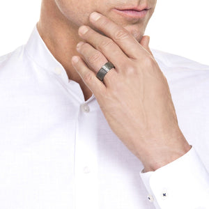 Joop Herren Ring Edelstahl IP schwarz 2024484-1