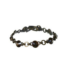 Laden Sie das Bild in den Galerie-Viewer, Konplott Armband Rivoli beige Kristall goldener Schatten