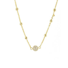 Laden Sie das Bild in den Galerie-Viewer, Esprit Damen Kette Collier Silber Zirkonia Kugel ESNL93151B420