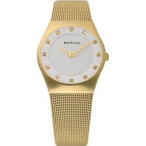 Bering Damen Uhr Armbanduhr Slim Classic - 11927-334 Meshband