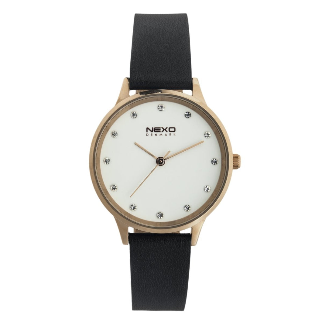 NEXO DENMARK Damen Uhr Armbanduhr Christel Rosé Gold 2556L