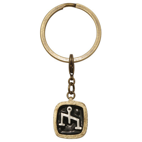 Konplott Anhänger Charm Zodiac Libra/Waage black antique brass