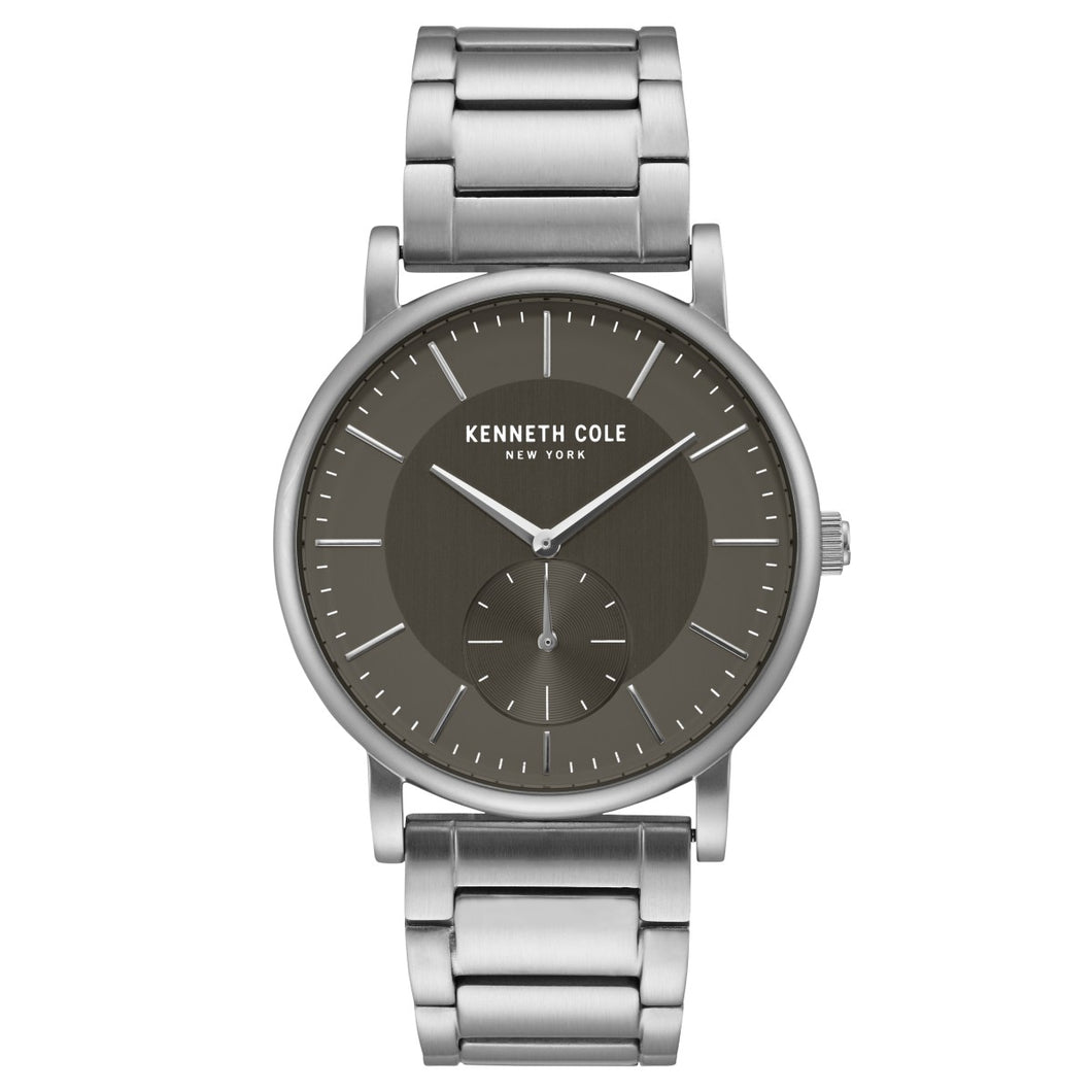 Kenneth Cole New York Herren-Armbanduhr Analog Quarz Edelstahl KC50066001