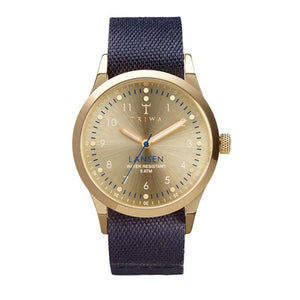 Triwa Unisex Uhr Armbanduhr LAST108-MO060713 Gold Lansen Leder