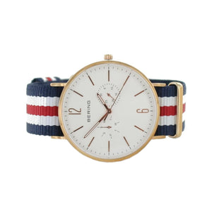 Bering Herren Uhr Armbanduhr Ultra Slim 14240-464 Nylon