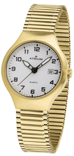 ATRIUM Damen Uhr Armbanduhr Edelstahl gold A27-60 Zugband