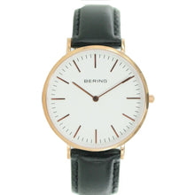 Laden Sie das Bild in den Galerie-Viewer, Bering Herren Uhr Armbanduhr Slim Classic - 13738-564-1-s Leder schwarz