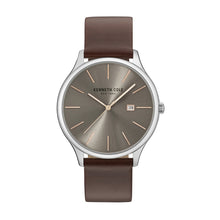 Laden Sie das Bild in den Galerie-Viewer, Kenneth Cole New York Herren Uhr Armbanduhr Leder KC15096003