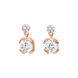 Esprit Collection Damen Ohrringe Silber Rosé Solaris ELER92568C000-1