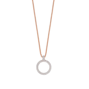 Esprit Collection Damen Kette Collier Silber Rosé Peribess ELNL93009A420-1