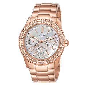 Esprit Damen Uhr Armbanduhr Peony Edelstahl Rosé ES103822014-1