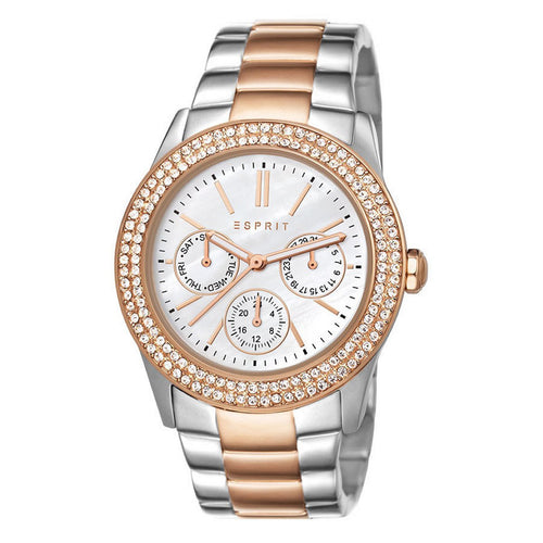 Esprit Damen Uhr Armbanduhr Peony Edelstahl Bicolor ES103822016-1