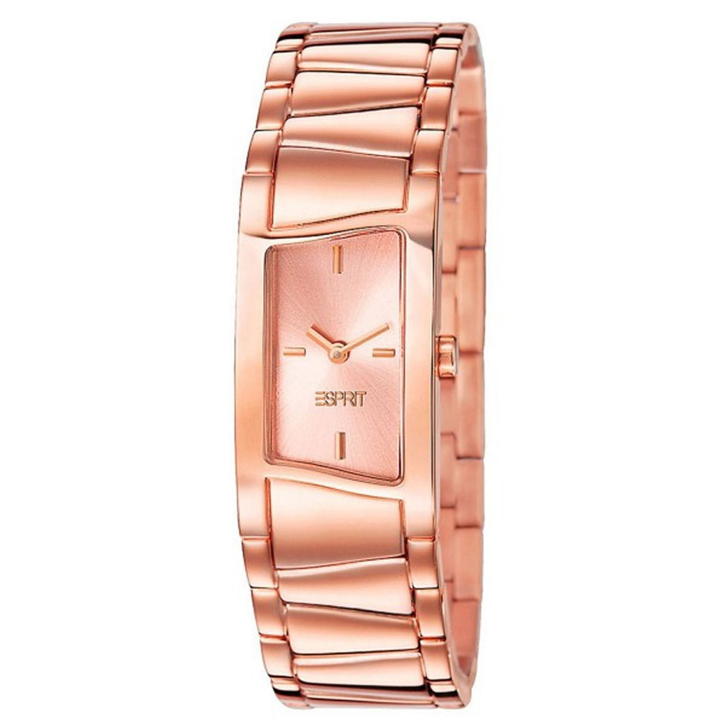 Esprit Damen Uhr Armbanduhr fancy deco Edelstahl Rosé ES106072003-1