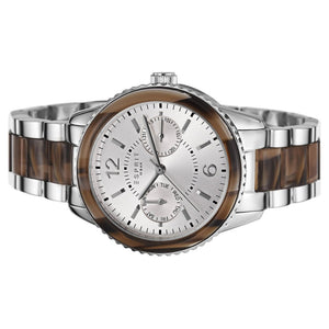 Esprit Damen Uhr Armbanduhr Marin Tortoise Edelstahl ES106742001-1