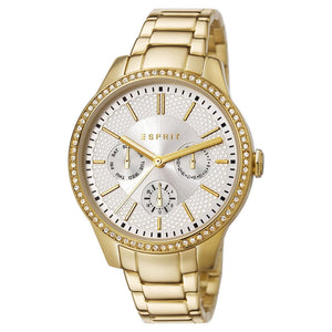 Esprit Damen Uhr Armbanduhr Alice Edelstahl gold ES107132006-1