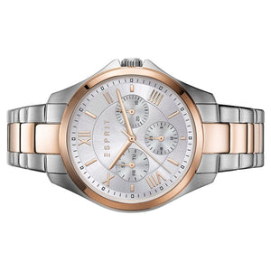 Esprit Damen Uhr Armbanduhr Agathe Edelstahl Bicolor ES108442005-1