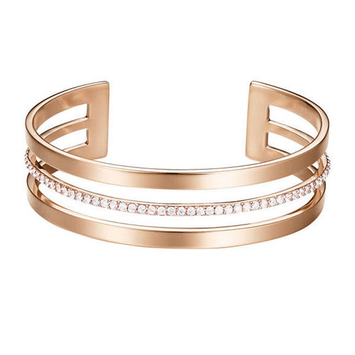 Esprit Damen Armband Armreif JW52896 Edelstahl Rosé ESBA01391C580