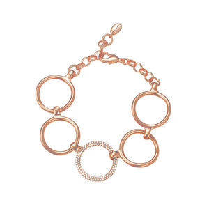 Esprit Damen Armband Edelstahl Rosé Peribess ESBR01858C180
