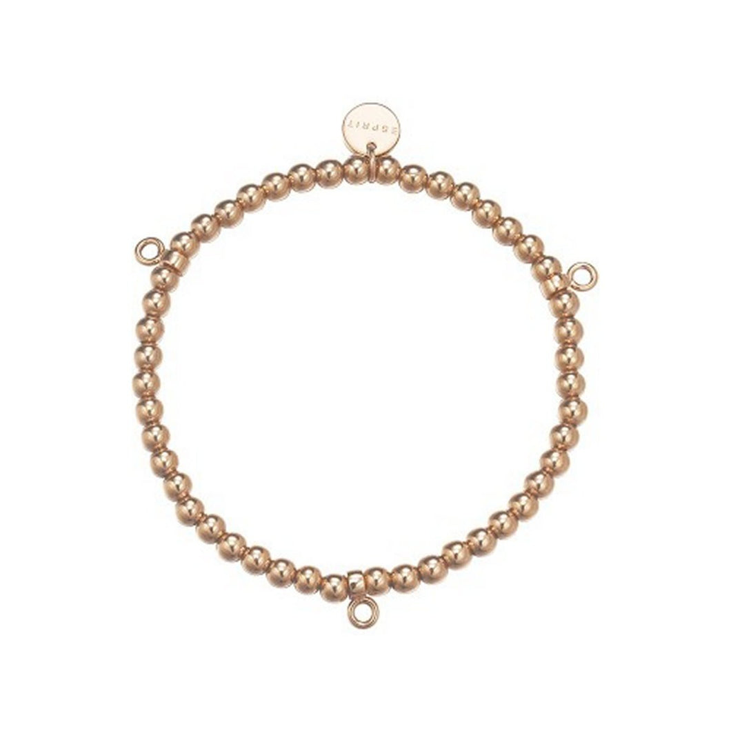 Esprit Damen Armband Edelstahl Rosé Charmsarmband ESBR11695B165