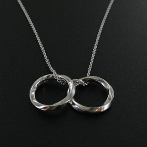Esprit Damen Kette Silber Collier Ringe ESNL013