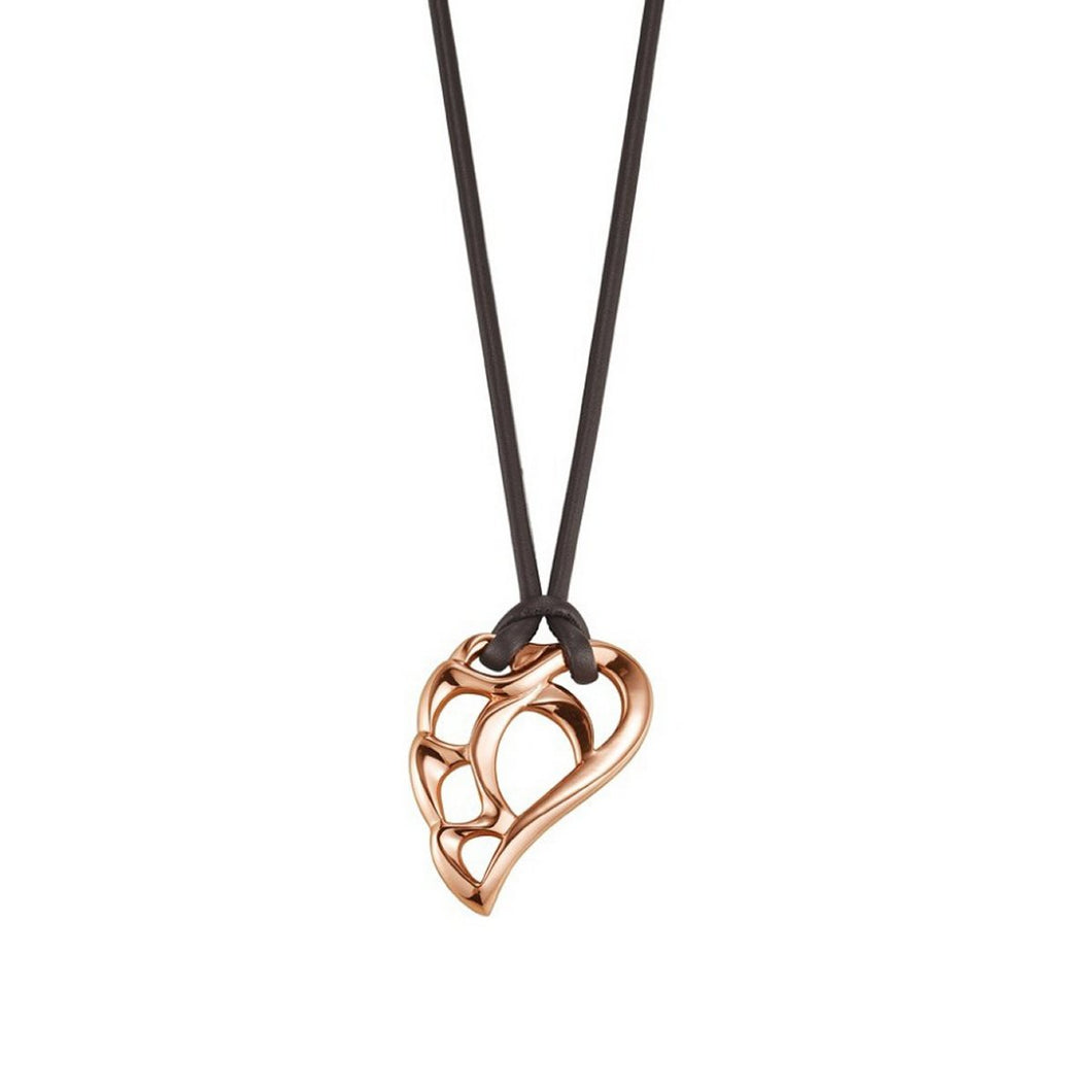 Esprit Damen Kette Collier Edelstahl Rosé Smooth Chic ESNL12387B800