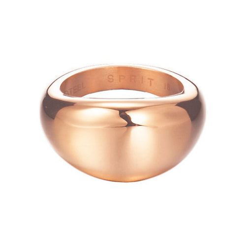 Esprit Damen Ring Edelstahl Rosé Organic ESRG12383C1