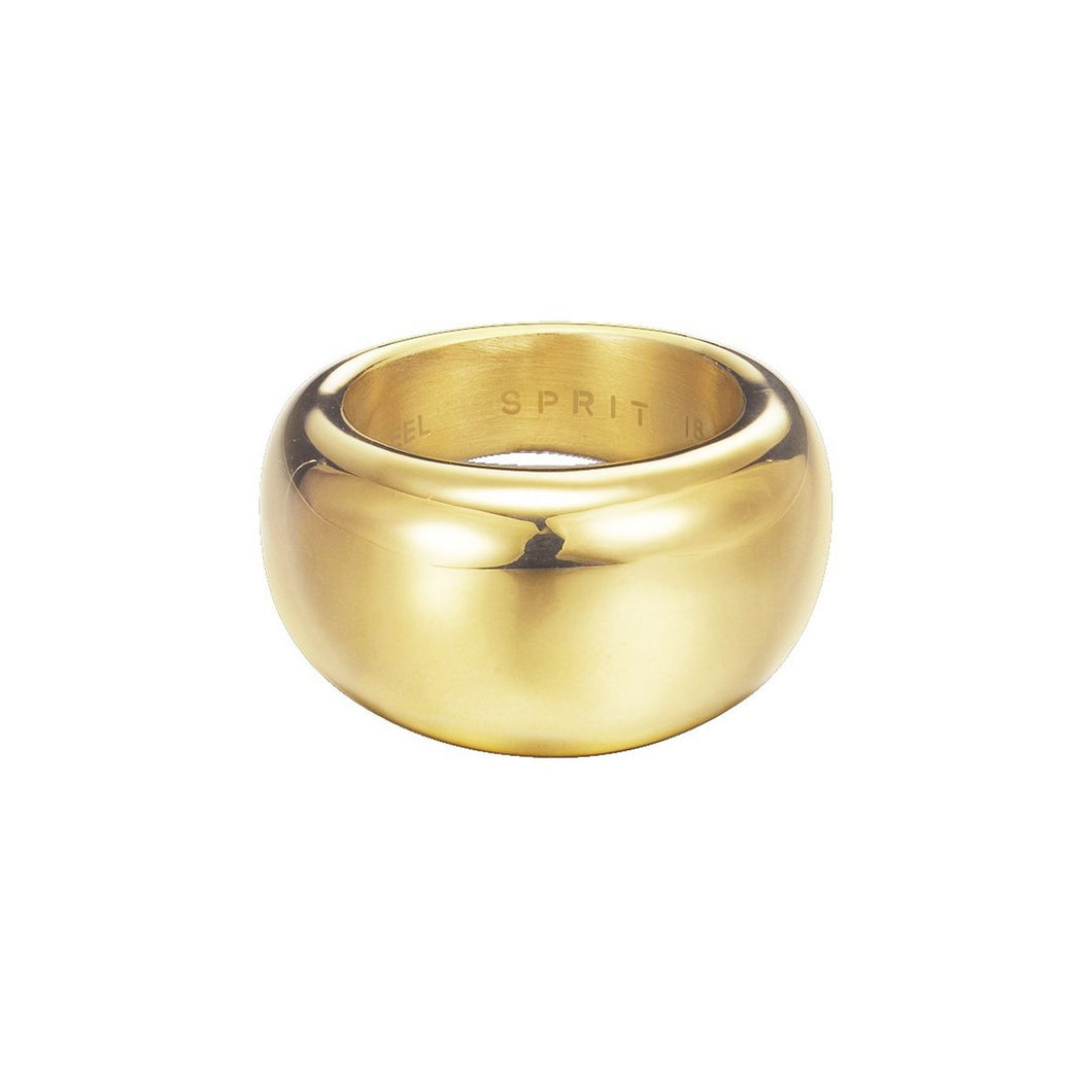 Esprit Damen Ring Edelstahl Gold Bold ESRG12426B1-1