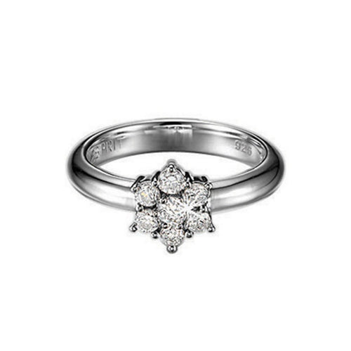 Esprit Damen Ring Silber Zirkonia Prelude ESRG91485A180-1