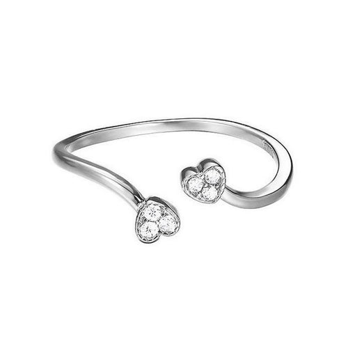 Esprit Damen Ring Silber JW52904 Zirkonia ESRG92707A1